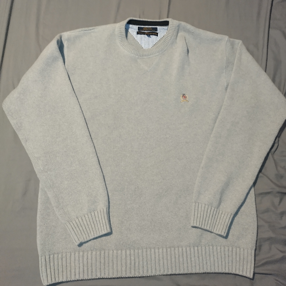 Tommy Hilfiger Knitted sweater crest logo mens XL